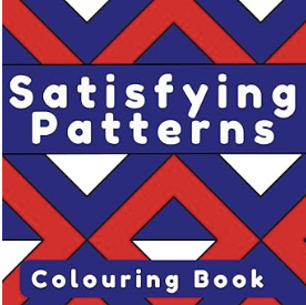 Satisfying Patterns Colouring Book cover